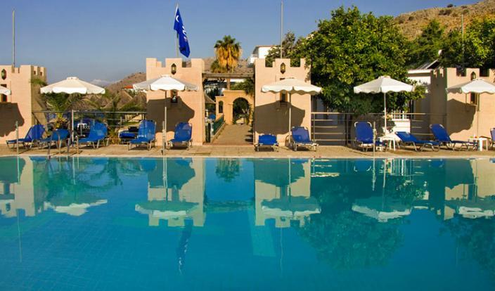 Ilyssion Hotel Lardos Bagian luar foto