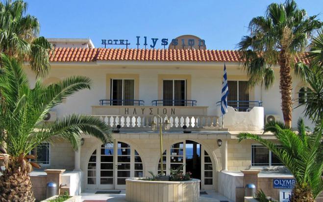 Ilyssion Hotel Lardos Bagian luar foto